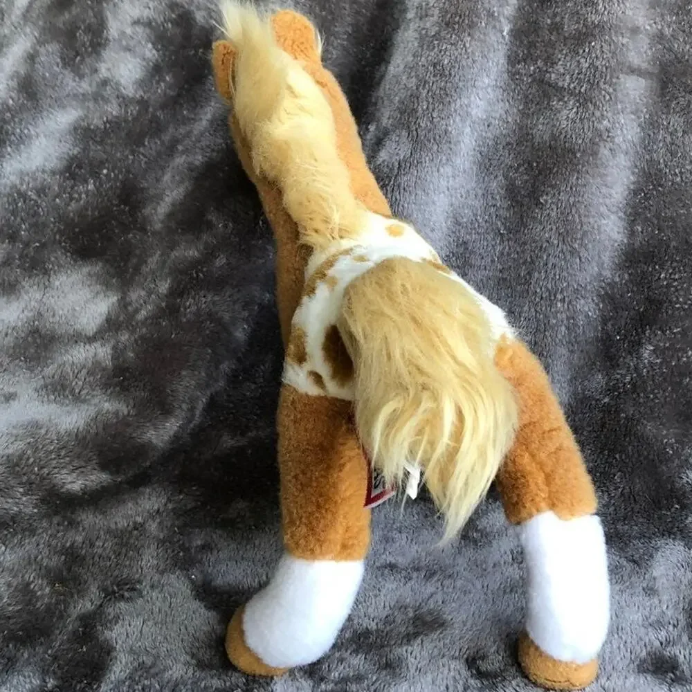Vintage Douglas Horse Plush Tan White Appaloosa Pony Spots Stuffed Animal Toy
